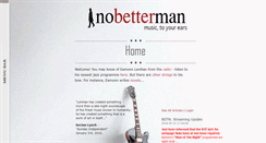 Desktop Screenshot of nobetterman.com