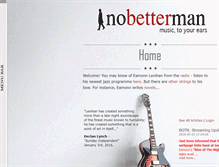Tablet Screenshot of nobetterman.com